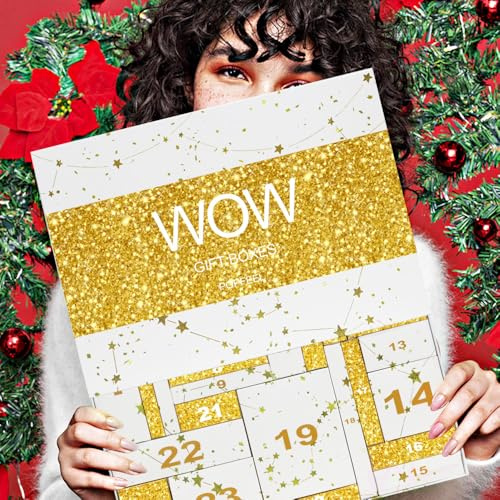 Makeup Advent Calendar 2025, 24 Days Countdown Calendar Christmas Birthday Valentine's Day Gift Box Makeup Gift Set for Teens and
