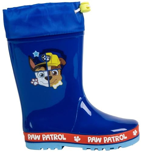 CERDÁ LIFE'S LITTLE MOMENTS Botas Lluvia Paw Patrol de PVC para Niñas Calzado Impermeable Oficial, Cómodo Y Resistente, Stivali in Gomma Unisex-Bambini, 23 EU