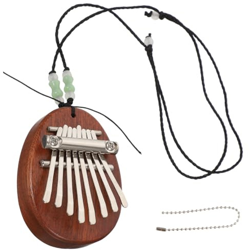 TOPBATHY Mini Kalimba Daumenklavier Tasten mit Trageschlaufe Tragbares Finger Klavier für Anfänger und Leicht Spielbares Musikinstrument aus Langlebigem Material für Musikliebhaber und