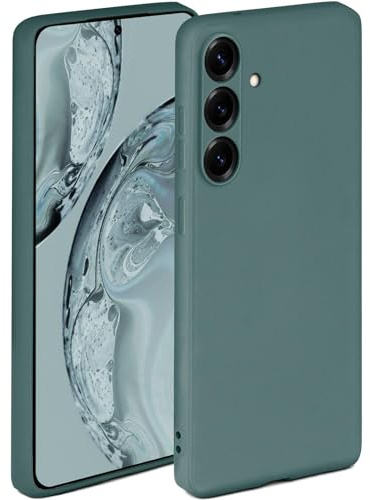 ONEFLOW Soft Case für Samsung Galaxy S25 FE Hülle aus Silikon mit Kameraschutz, Silikonhülle mit erhöhtem Schutz fürs Display, Backcover Schutzhülle, weiche Handyhülle, Petrol