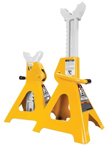 Performance Tool W41022 3 Ton Heavy Duty Ratchet Jack Stands, 2 Pack