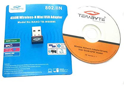 USB Wi-Fi nano adapter 2.4GHz 802.11b/g/n