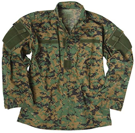Mil-Tec US ACU Herren Feldjacke RipStop (Digital Woodland/S)