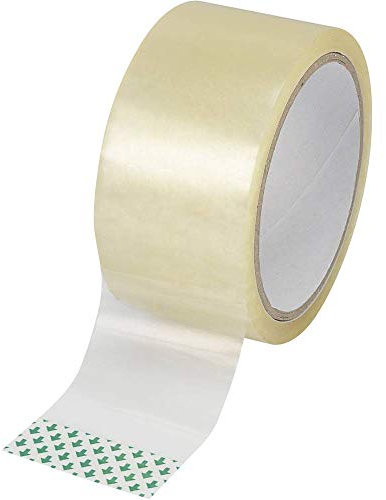 Basetech Packband (L x B): 50 m x 48 mm, transparent, bi-axial, verlängertes Polypropylen (BO