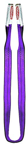 PONSA - Hebeband - Hochwertiger Hebegurt aus Polyester mit Patentiertes System PONSAGARD, mit Abrieb - und Schnittschutz - Flexibel und Sicher Rundschlinge - EN 1492-1 (1000 kg / 1 Tonne / 2 Meter)