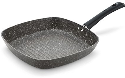 Lagostina Lavinia/Poêle Grill, en Aluminium, Gris, 26 x 26 x 26 cm