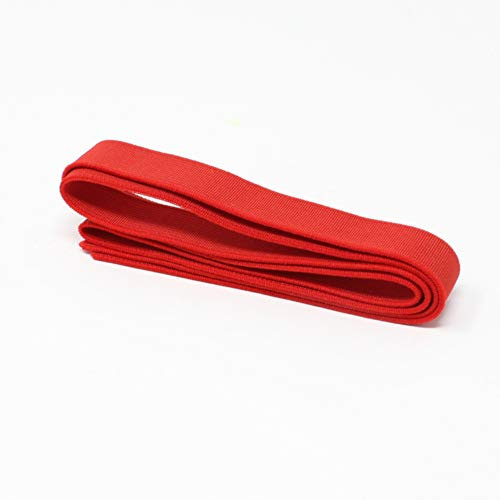 BIG-SAM - 1 Meter Gummiband/Gummilitze - 20mm breit - über 20 Auswahl (Feuerrot)
