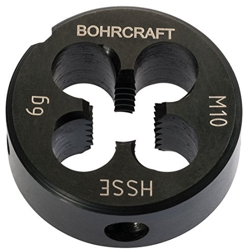 Bohrcraft 42101100300, Gewindeschneideisen M3 HSS-Co , für Stahl, Edelstahl,NE-Metalle, Schneideisen