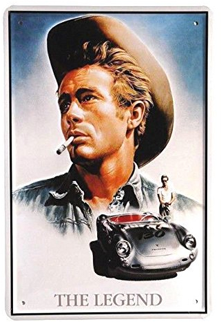 Blechschild 20x30 cm James Dean The Legend US Kult Schauspieler Legend Bar Kneipe Metall Schild