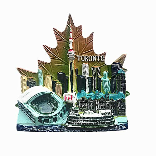 3D-Kühlschrankmagnet, Motiv: Toronto Kanada, Souvenir, Heim- und Küchendekoration, magnetischer Aufkleber, Kanada-Kühlschrankmagnet