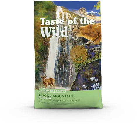 Taste of the Wild Rocky Mountain Dry Cat Food, Roasted Venison, 14lb