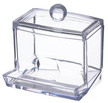 Orion Behälter Organizer für Wattestäbchen Wattepads Wattepadspender Kosmetik Aufbewahrungsbox