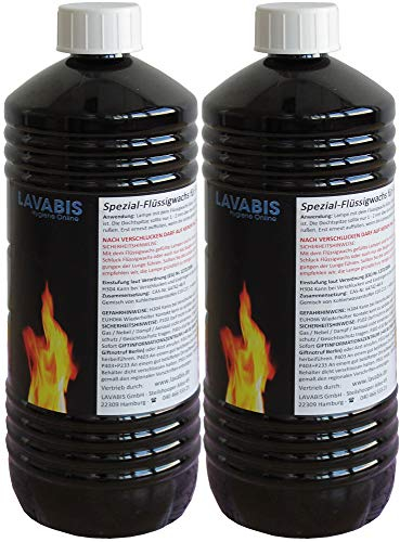 2 x 1 Ltr. Flüssigwachs für Flüssigwachskerzen