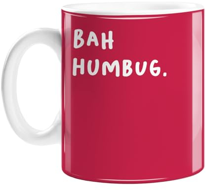 Bah Humbug. Mug | Scrooge Christmas Ceramic Mug, Christmas Crockery, Stocking Filler, Christmas Tableware, Secret Santa Gift