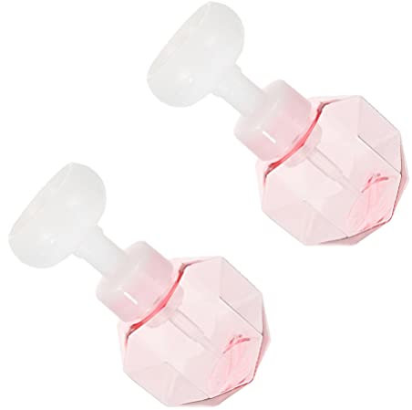 Schäumende Seifenspender Schaum Machen Rosa PETG Schäumende Flasche PP Pumpe 2 Stücke Leer Flaschen Gesichtsreiniger Flüssigseifen Shampoo Seifen Handlotion Behälter
