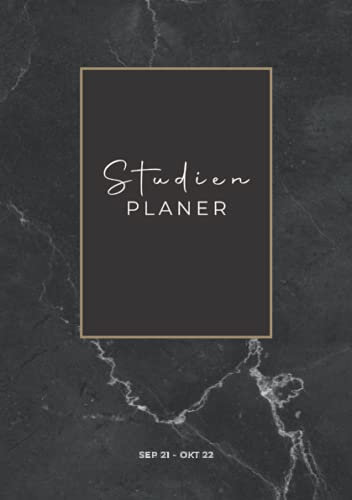 Studienplaner: Semesterplaner mit To-Do und Notenlisten, Wochenplaner, Monatskalender, Vorlesungsplan uvm. (DIN A5, 150 Seiten)