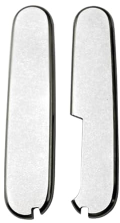 Faderr Army Cutter Scales, 2pcs Swiss-Knife Scales, Scales for 91mm Swiss-Army Knife, 91mm Titanium Alloy Army Knife Scale, Durable Army Cutter Scales (Knives Scale Only)