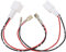Car Audio Speaker Wiring Harness, 10W Car Audio Speaker Wiring Harness Power Speaker Wire Car Audio Speaker Spacer Adapter Speaker Wire Clips Accessory ABS 12V Connector Cable Replacement for Nissan