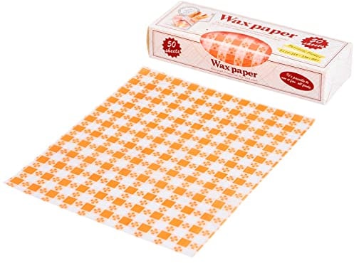 50 PCS Food Grade Wrap Paper, Parchment Paper Wax Baking Papers for Sweets SandwichCakes Cheese Baking