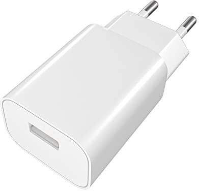 iJiZuo Caricatore USB da Muro, 2A/5V Caricabatterie Alimentatore Presa, Compatibile con Phone 5 6 7 8 X XS XR XS Max, Huawei P10 Lite/P9 Lite/P8 Lite/P8/Mate 8/Mate 7, Samsung, Android-Bianco
