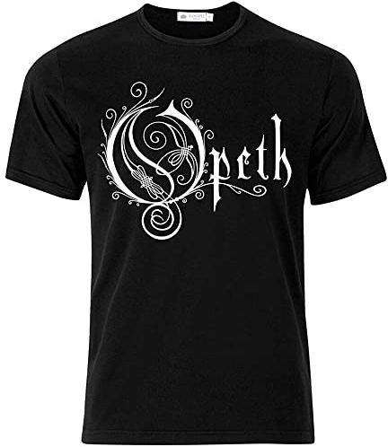 Opeth Band T-Shirt Music Rocks Cotton Heavy Death Metal Black M