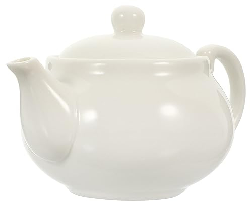 Théières Pour Le Thé Théière En Porcelaine Avec Infuseur Théière Blanche Théière Kungfu Et Feuilles Mobiles Théière En Céramique Théière