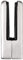 Glasklemme 8 stücke Quadrat 304 Glas Clip Klammerhalterung Wohnung Zurück for Balustrade Handlauf 8-10mm Edelstahl Cliphalter (Size : L)
