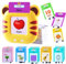 CUTEEEE Schede Flash Cards Parlanti Italiano Inglese, Giochi Bambini Educativi 1 2 3 4 5 6 Anni, Talking Carta Flash Regalo, Giocattoli Apprendimento Interattivi 224 Parole