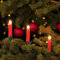 CLGarden Premium NARVA Kerzen Lichterkette für Weihnachtsbaum 30 Schaftkerzen warmweiß 17,4m beleuchtete Länge Weihnachtsbeleuchtung mit 3 Ersatzkerzen innen Handgefertigt in Deutschland
