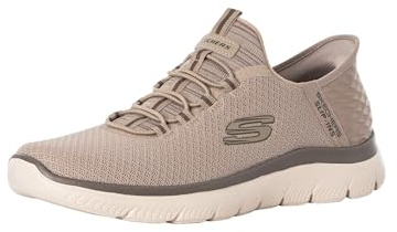 Skechers Herren Summits HIGH Range Trainer, Taupe Mesh/Trim, 41.5 EU