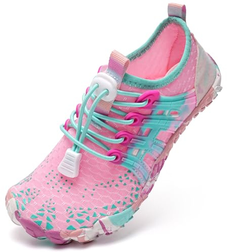 WateLves Barfußschuhe Kinder Barfussschuhe Wasserschuhe Junge Mädchen Badeschuhe Barfuß Schuhe Schwimmschuhe Aquaschuhe Schnell Trocknend Strandschuhe rutschfeste