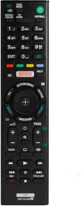 OcioDual Mando a Distancia para Televisor, Negro Compatible con Sony RMT-TX100D, Bravia, X80J, X81J, X85J X90J, X91J, X95J, A80J, A90J, W80J, W81J, Smart TV, LCD, LED, QLED, 4K, HDR