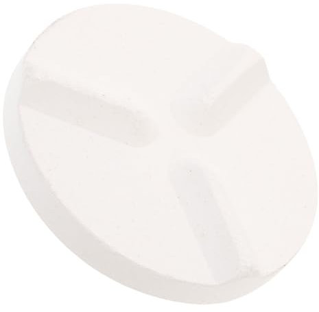 TEHAUX Kiln Mat Large Microwave Kiln Pottery Firing Support Refractory Kiln Support Pottery Kiln Stilts Pottery Kiln Cones Kiln Supporting Clay Pottery Firing Holder White Aluminum Oxide