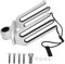 Wakeboard Halterung, Halterung für Wakeboarding Turm aus Gebürstetem Aluminium für Boote, Verstellbare Knieboard Halterung für Yacht Zubehör (48mm-53mm)