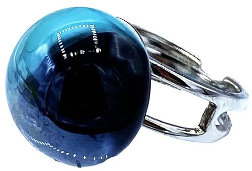 Anillo de cristal de Murano antigua Murrina Veneciana VG102, Vidrio, multicolor