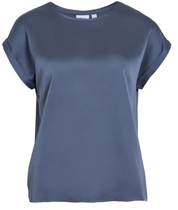 Vila Female Oberteil mit kurzen Ärmeln VIELLETTE | Short Sleeved Top