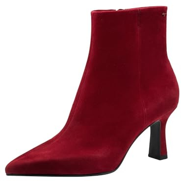 Tamaris Women's Flat Boots, red, 6.5 UK