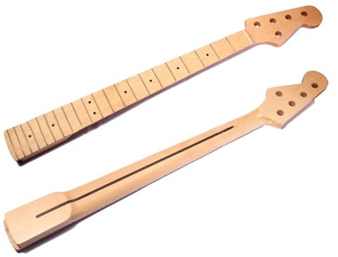 SXTYYH Manche De Guitare électrique 5 Cordes 21 Frettes Manche De Basse Jazz, Manche De Rechange for Guitare Diy Pièces Détachées Remplacement Convient Aux Corps De 7,5 mm