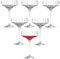 SICANAUO Copas de cóctel de cristal, 13 onzas Martini Juego de 6, vasos únicos para beber, margarita, champán, vino vintage, cristalería para vino, cócteles, bares, fiestas y regalo postre
