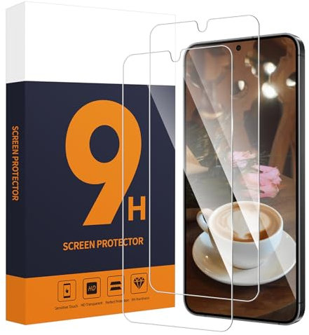 Cable Leader Verre Trempé pour Samsung Galaxy S24 5G, 2 pièces 9H Dureté protection écran, bords incurvés 2,5D, Sensible au Toucher, sans bulles, 0.33mm Grande clarté Samsung S24 vitre protection