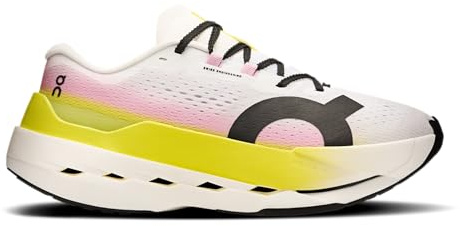 On Cloudboom Max Running Shoes Womens Road White/Lime 6