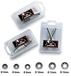 Lacor - 68993 - Set 6 Boquillas Rosa Inox.