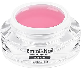 Emmi Nail Studioline French-Gel Pink | LED UV Nagellack für French Nails | Aufbaugel für Gelnägel für perfekte Deckkraft | Mittelviskos, selbstglättend & vegan | Kein Vergilben | 15ml