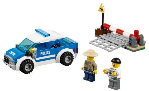 LEGO City - 4436 - Jeu de Construction - La Voiture de Patrouille en Forêt