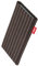 fitBAG Twist Dunkelbraun Handytasche für Apple iPhone 5 / 5s / SE 16GB 32GB 64GB Tasche aus Nadelstreifen-Stoff mit Microfaserinnenfutter | Hülle mit Reinigungsfunktion | Made in Germany