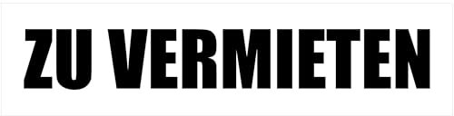 KIWISTAR - Werbeplane - Zu vermieten - 300cmx100cm - Plane Banner Gerüstplane