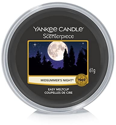 Yankee Candle Scenterpiece Easy Wax MeltCups | Midsummer's Night | Wax Melts for Electric Warmers | Lasts up to 24 Hours,Black