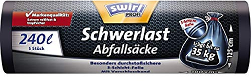 swirl Profi SchwerlastAbfallsack, schwarz, 240 Liter