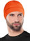 OutdoorEssentials Skull Cap Helmfutter & Laufmütze für Herren, Winter-Laufmütze, Thermo-Radmütze Orange