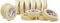 Alfa 12x Feinkrepp EASY 30 mm x 50 m - Hochwertiges, nässeresistentes, reißfestes Malerfeinkrepp